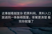 这事越看越复杂 把黑料网、黑料入口放进同一条脉络图里，答案更清楚 看完你就懂了
