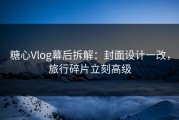 糖心Vlog幕后拆解：封面设计一改，旅行碎片立刻高级