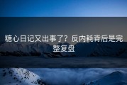 糖心日记又出事了？反内耗背后是完整复盘