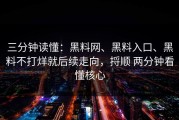 三分钟读懂：黑料网、黑料入口、黑料不打烊就后续走向，捋顺 两分钟看懂核心